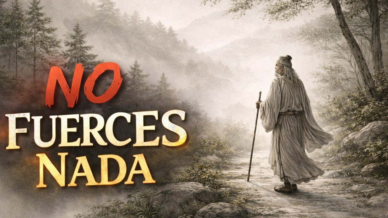 Cuando Dejas de Forzar, Todo Encuentra Su Lugar — Lao Tseu