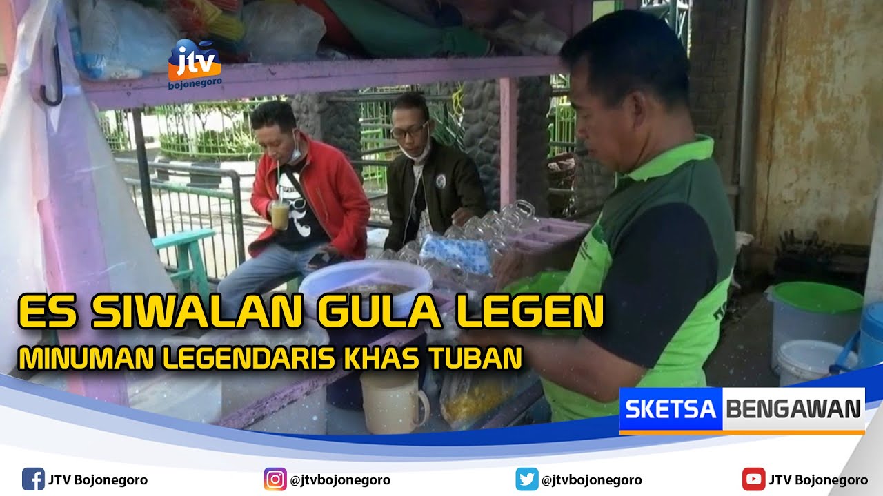 Menikmati Es Siwalan Gula Legen, Minuman Legendaris Khas Tuban