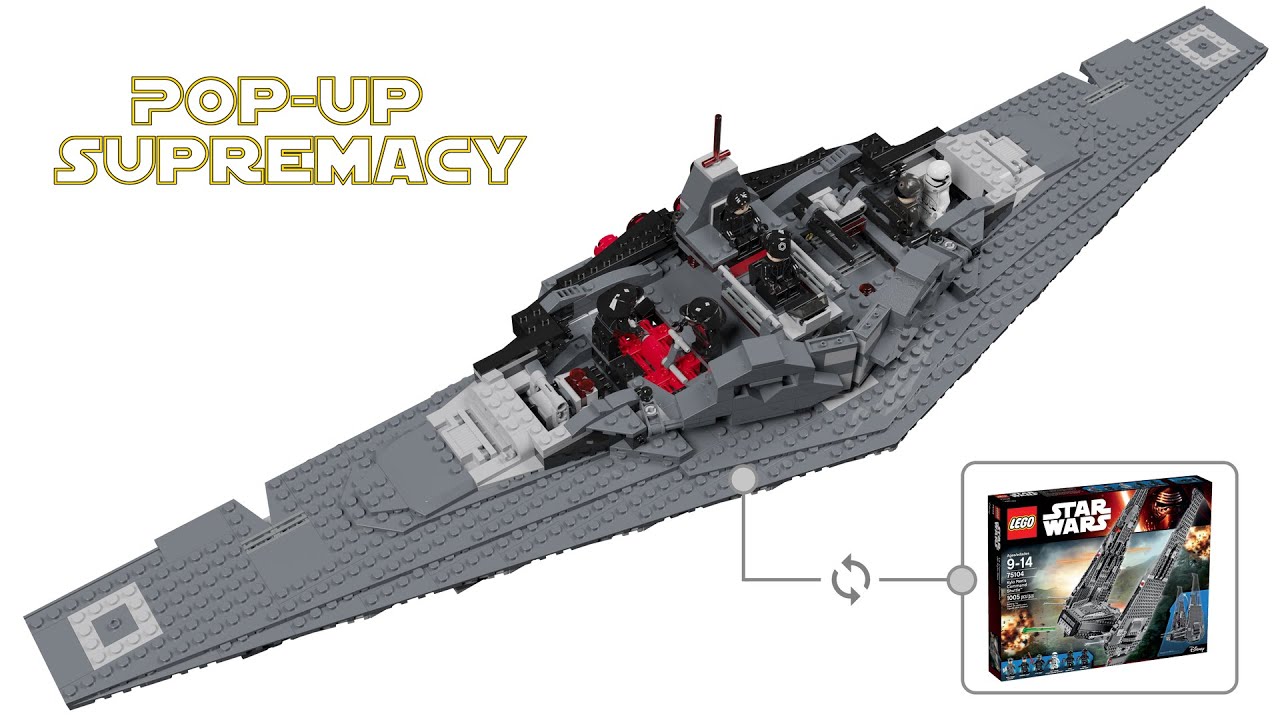 Pop Up Supremacy Features (75104 - Kylo Ren's Command Shuttle Alternate Build)