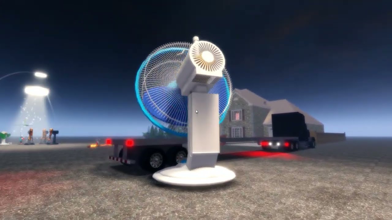 New Invention Wobbly Fan Video In Luxury Suburban ROBLOX Ceiling Fans And More