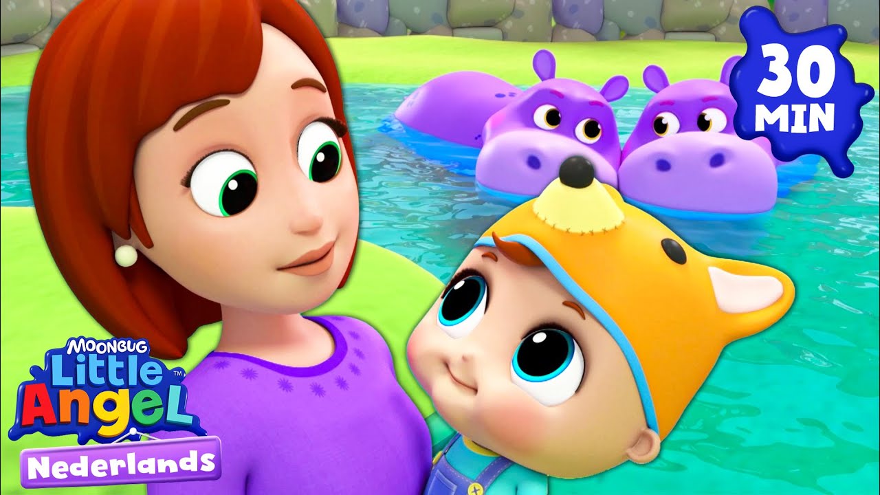 Dierentuin avontuur | Little Angel | Moonbug Kids Nederlands - Kindertekenfilms