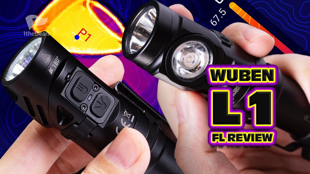 Dual Light Source 2000lm SST40-W + NICHIA 519A 21700 Flashlight | WUBEN L1 Review