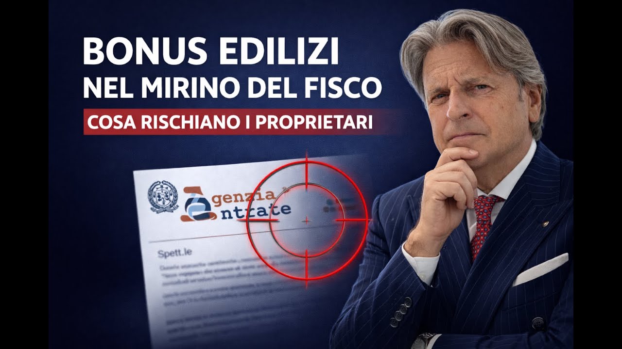 BONUS EDILIZI NEL MIRINO DEL FISCO: cosa rischiano i proprietari?!