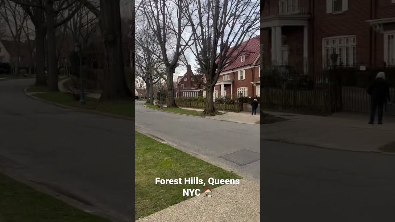 Neighborhood of Forest Hills in Queens NYC. Architecture from the 19th century 😍