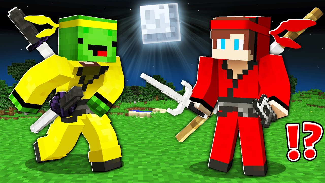 How Mikey and JJ Became a NINJAS ? - Minecraft (Maizen)