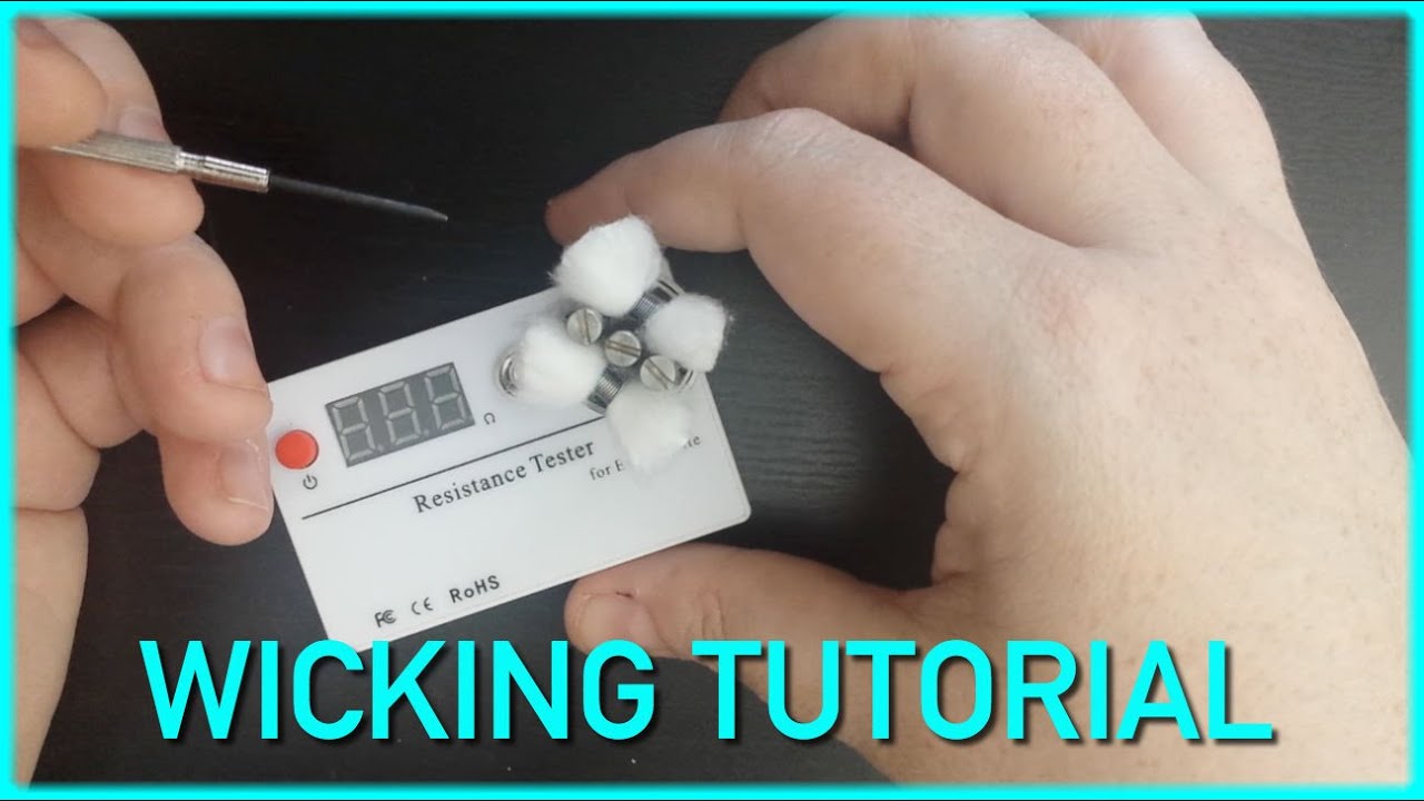 Vaping Tips - Cotton Wicking Tutorial for Dual Coils