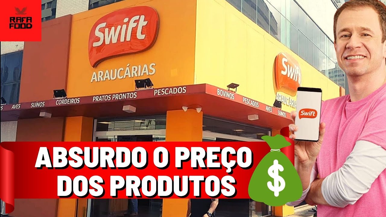 VISITEI A LOJA DA SWIFT E QUASE ENFARTEI, CARNE DE R$350,00 O KG.