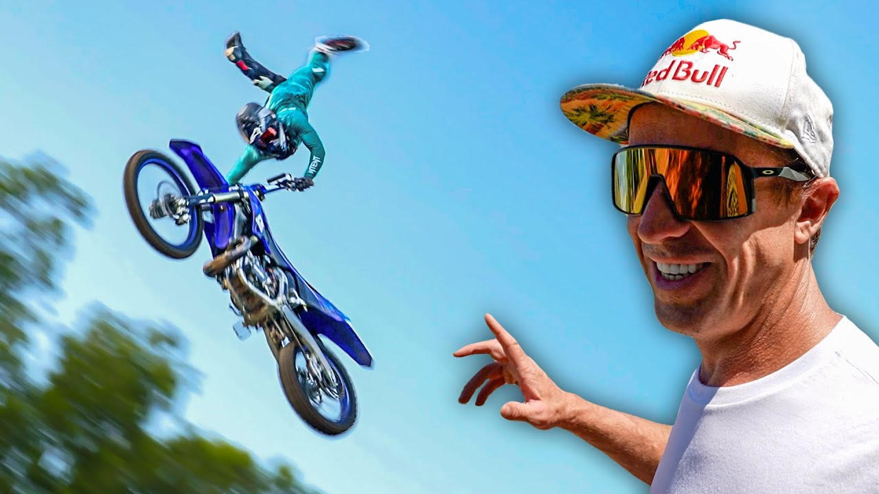HE WENT BIG ON THIS JUMP! Maddison Family Tours Australia