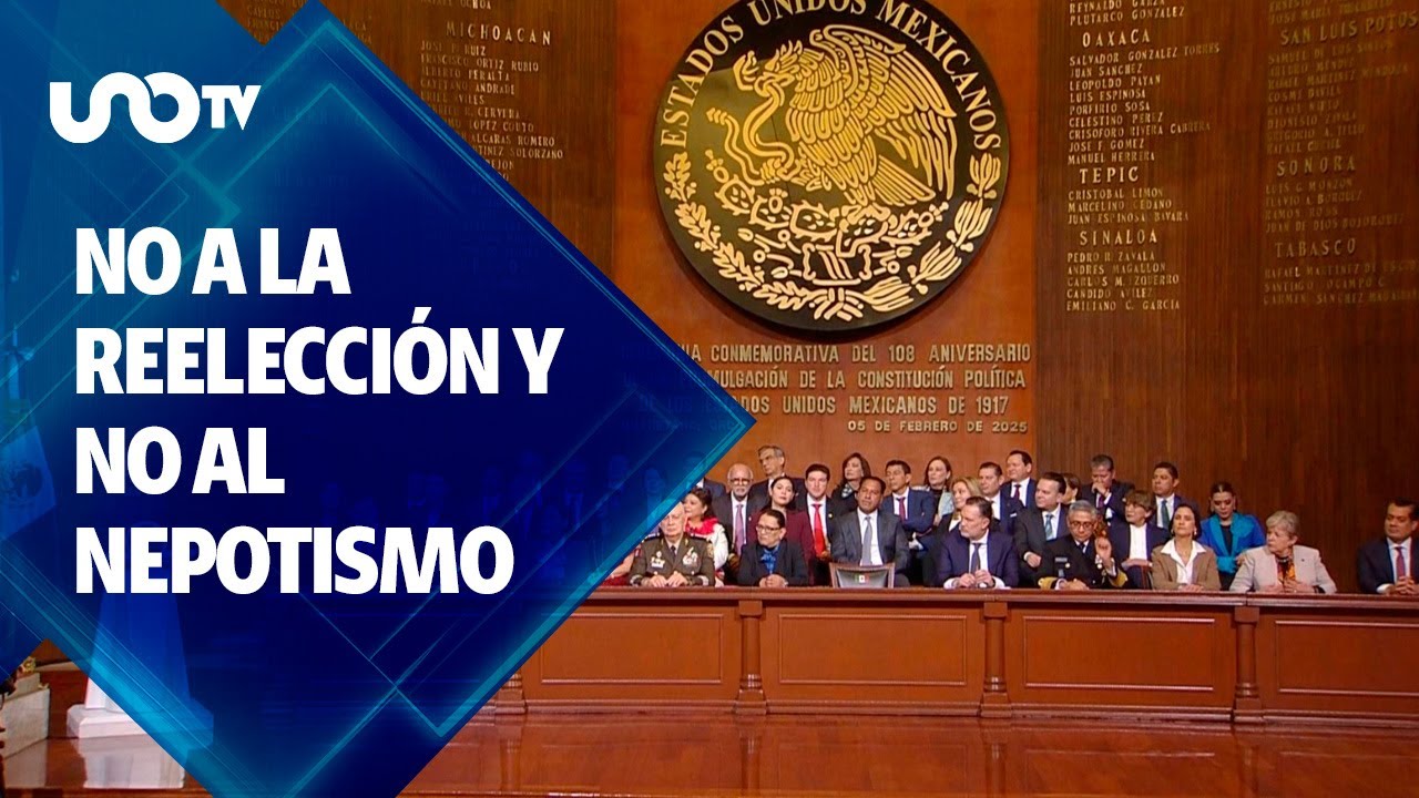 Sheinbaum env&iacute;a dos nuevas reformas:  No a la reelecci&oacute;n y no al nepotismo