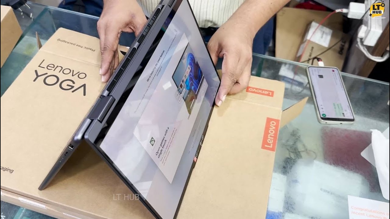Lenovo Core Ultra 5 Laptop Unboxing | Lenovo Yoga 7 14IML9 2-in-1 Touchscreen Unboxing | LT HUB