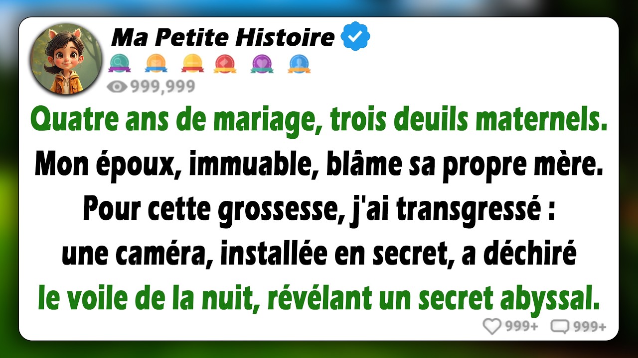 4 ans de mariage, 3 fausses couches. Mon mari prend toujours le parti de sa mère. Et pour cette...