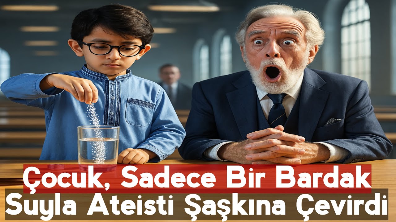 Çocuk, Sadece Bir Bardak Suyla Ateisti Şaşkına Çevirdi | münazara
