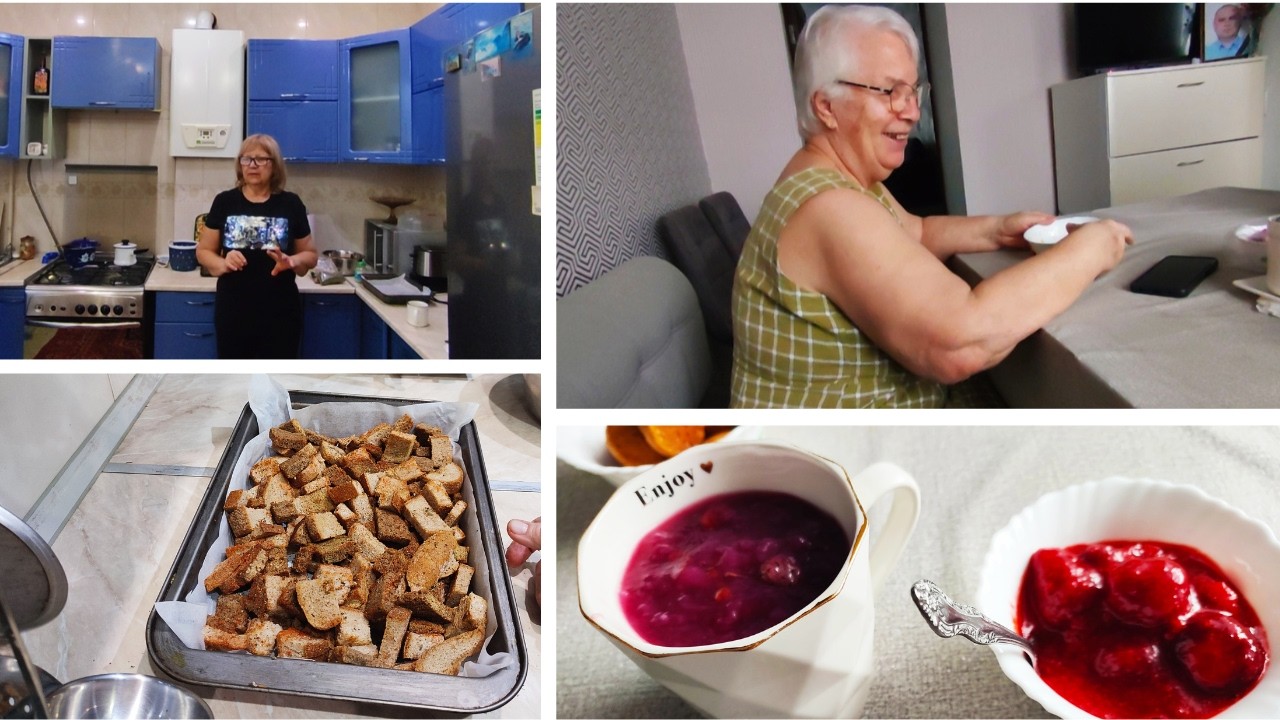 СУХАРІ В ДУХОВЦІ. БОРЩ. КАПУСНЯК У НАТАШ. ЖИТТЯ НА ПЕНСІЇ.