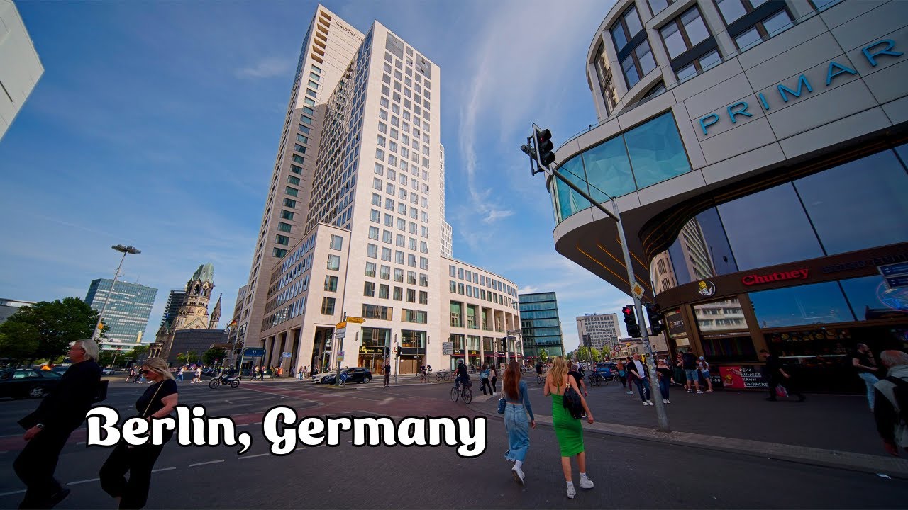 Berlin, Germany 🇩🇪 Kurf&uuml;rstendamm ☀️ 2023 8K 60fps HDR Walking Tour (▶︎23min)