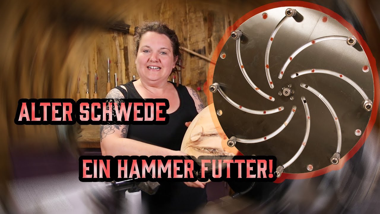 Werkzeug: ich teste mein neues Longworth Chuck und drechsel einen Zapfen weg ...