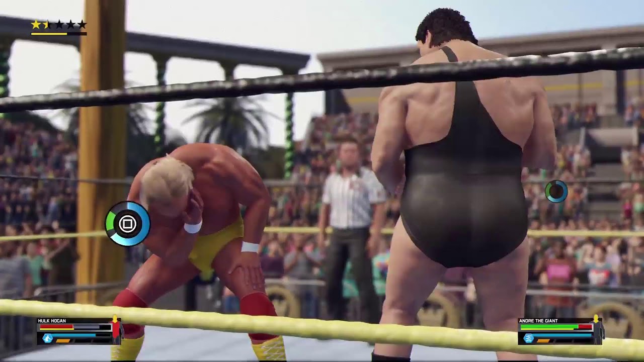 Hulk Hogan vs Andre the Giant at WrestleMania Gameplay