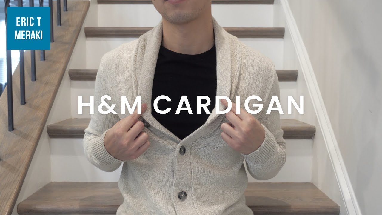 [H&M HAUL] Men's Cardigan Review | Info & Fit Guide