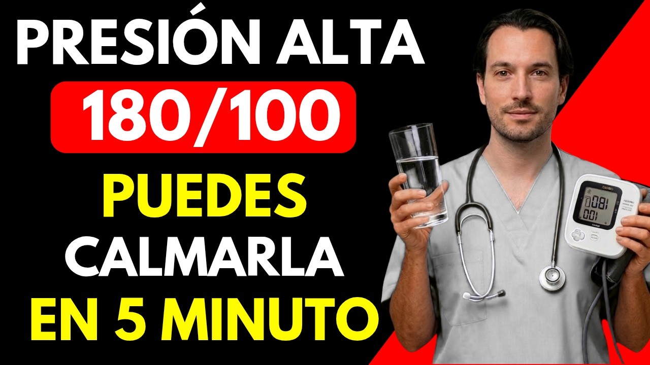 Presión Arterial 180/100: Qué Hacer en 5 Minutos para EVITAR un Derrame Cerebral (Sin Pánico)