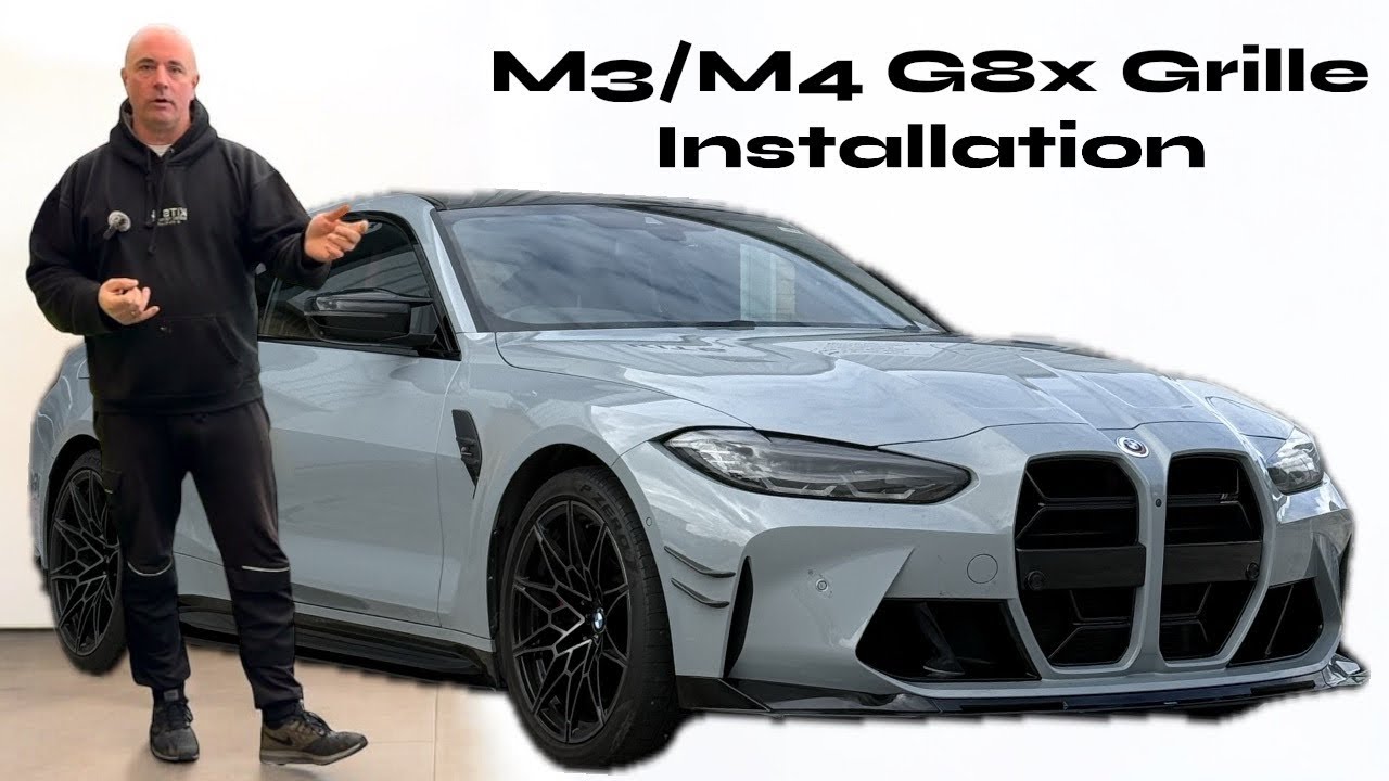 Установка решетки радиатора и воздухозаборников BMW M3/M4 G80/G82 — пошаговая инструкция.