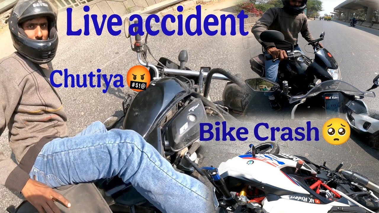 Accident caught in Camera📷|Meri Bike crash ho gyi 🥺|Part-1