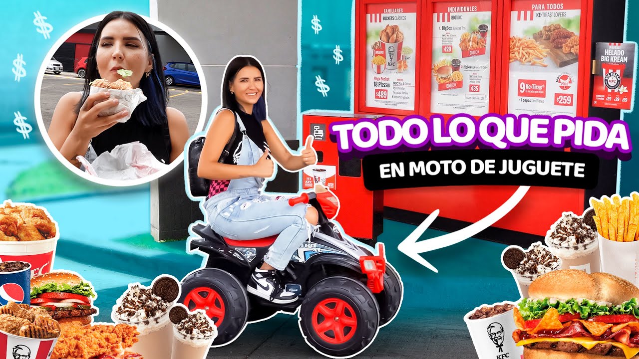 24HRS PIDIENDO LO MISMO QUE LA PERSONA DE ENFRENTE EN CARRO DE JUGUETE 😂