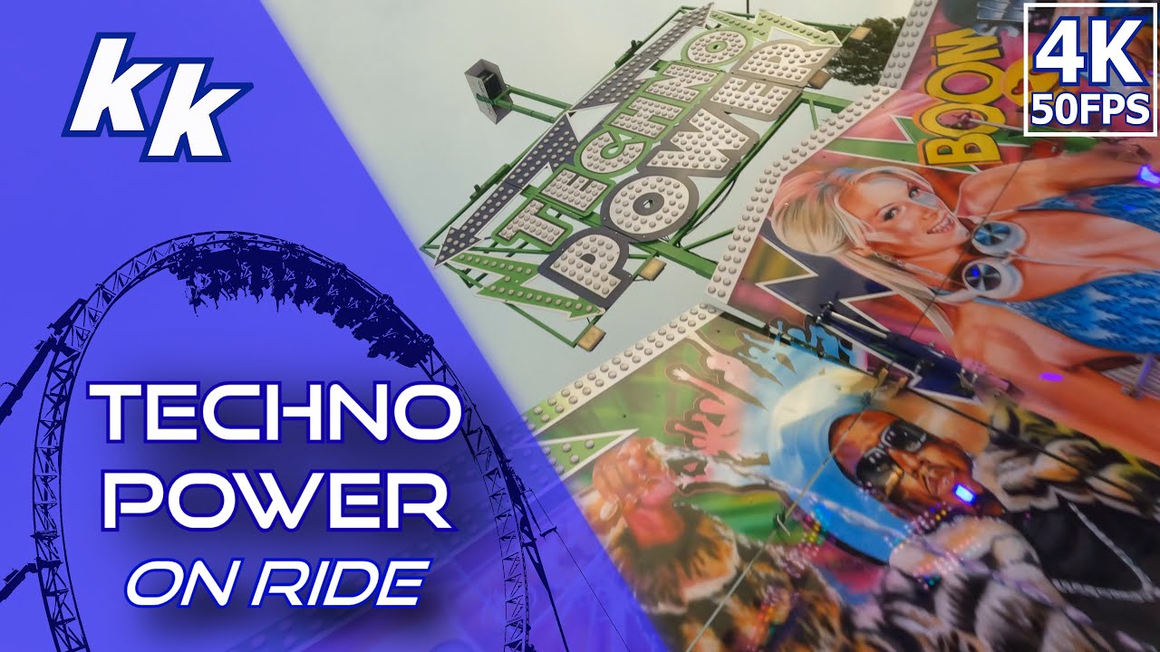 Techno Power- Foire aux manèges de Dijon 2022 (On ride/4K 50 fps)