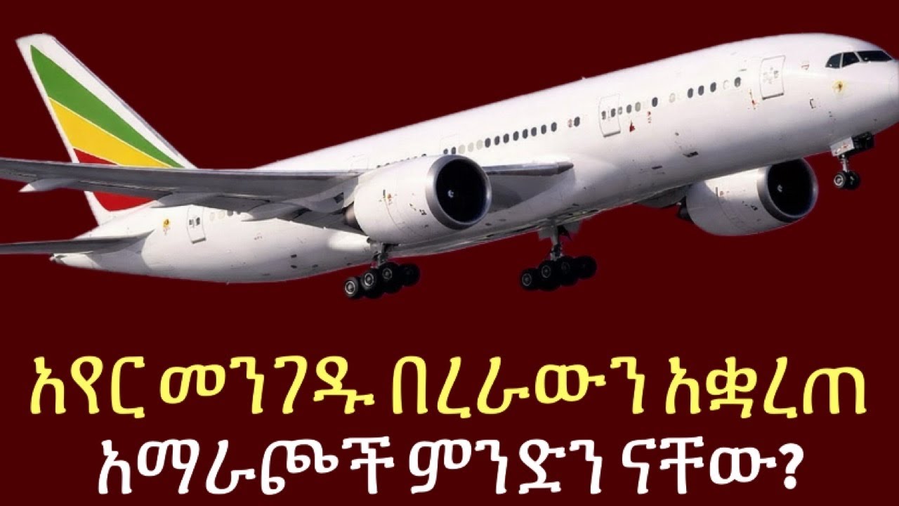 🛑አየር መንገዱ በረራውን አቋረጠ || አማራጮች ምንድን ናቸው? || Ethiopian Airlines