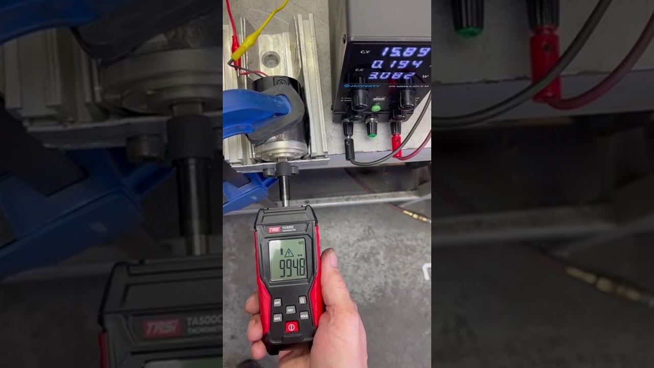 Test Run After Repair - MTI PM SERVO MOTOR - MGN2010-048A