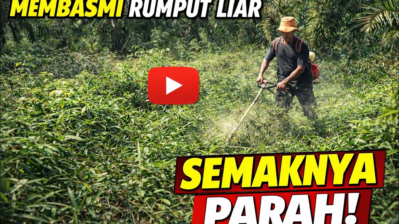 BABAT RUMPUT LIAR, SEMAK NYA PARAH! 