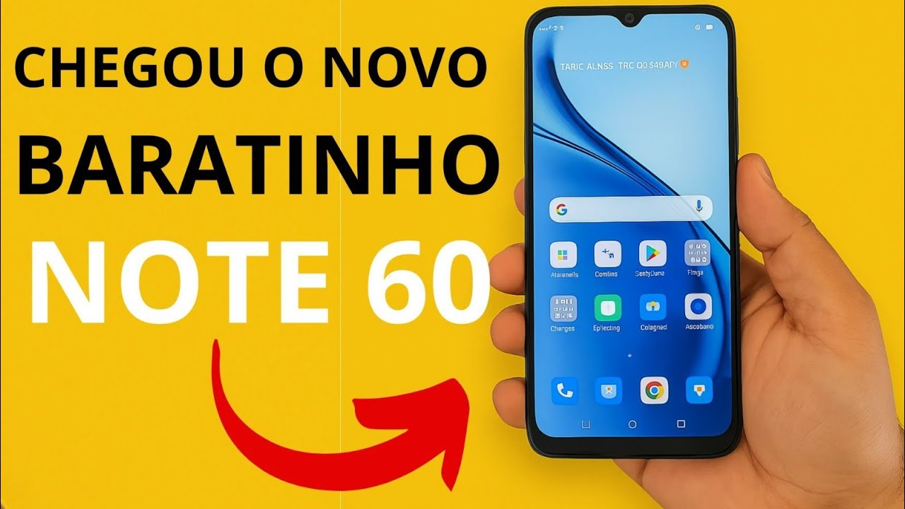Chegou o NOVO Baratinho da Realme - NOTE 60 |  IP64 | 5000 Mah |  ArmorShell | 90hz