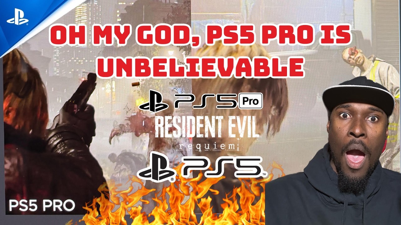 О боже, Resident Evil Requiem: геймплей на PS5 Pro против PS5 (PS5 Pro превосходит PSSR 2.0, неве...