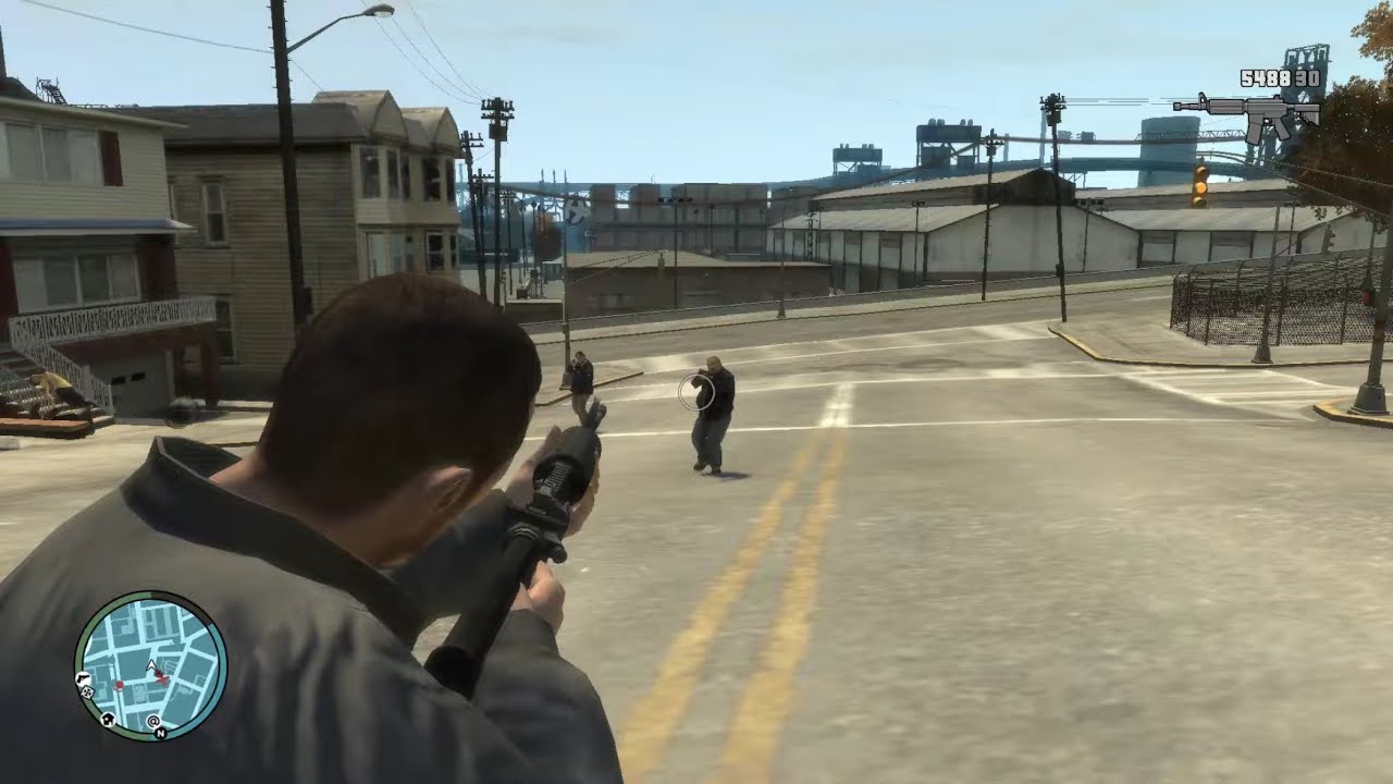 GTA 4 - Gang War in Alderney + Six Star Escape