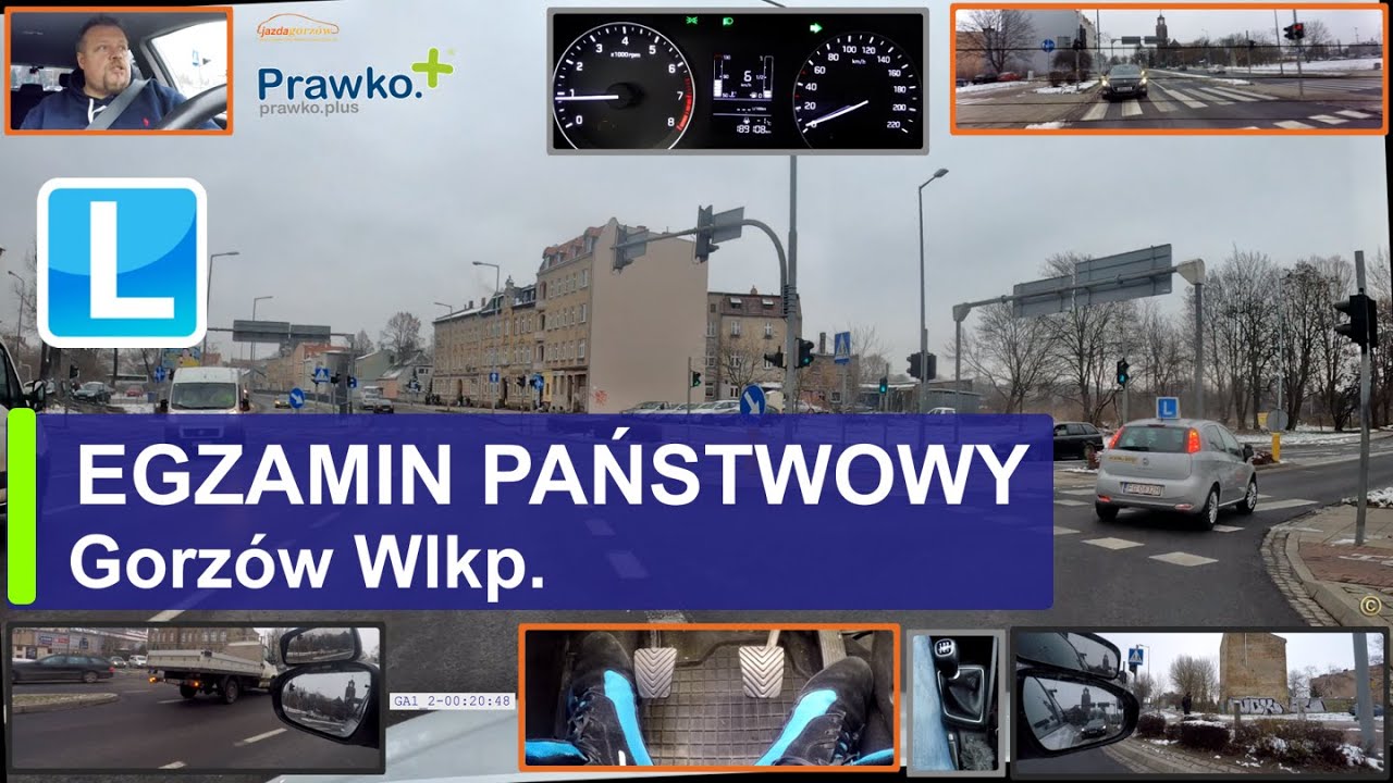 WORD Gorzów Wlkp. Nagranie egzaminu państwowego na Prawo jazdy. Zobacz prawdziwe trasy egzaminu