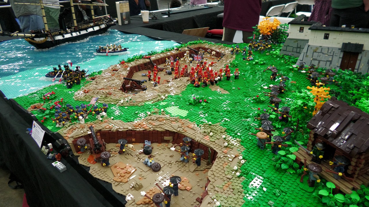 LEGO Shimonoseki Campaign Battle Scene 1864