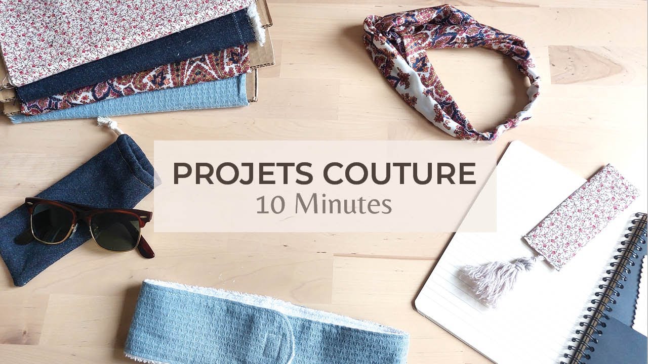 Projets Couture à réaliser en 10 minutes // Episode 3 // Tuto Couture Facile Sans Patron