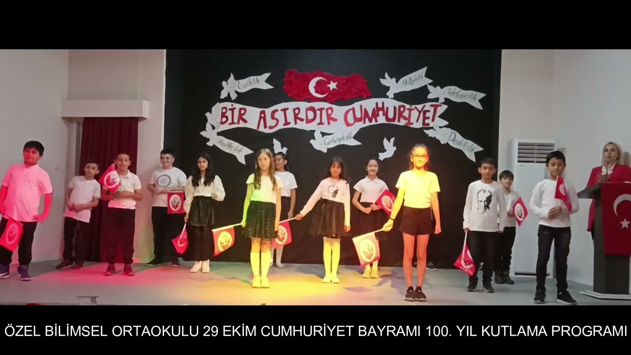 29 EKİM CUMHURİYET BAYRAMI 100. YIL KUTLAMA PROGRAMI