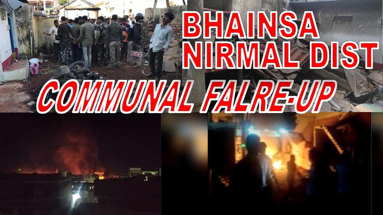 VIOLENCE IN #TELANGANA#BHAINSA# LEAVES 12 INJURED