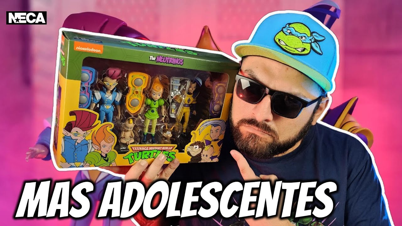 QUIÉNES SON LOS NEUTRINOS | NECA TMNT CARTOON THE NEUTRINOS 3 PACK - UNBOXING/ REVIEW EN ESPAÑOL