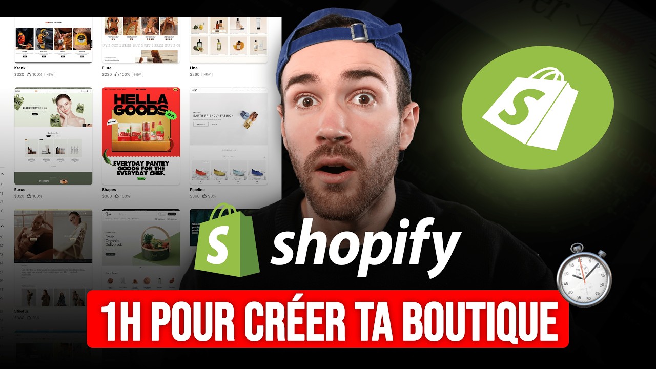 Formation Shopify Gratuite |&nbsp;Modifier un template de site de A &agrave; Z - Tutoriel complet pour d&eacute;butants