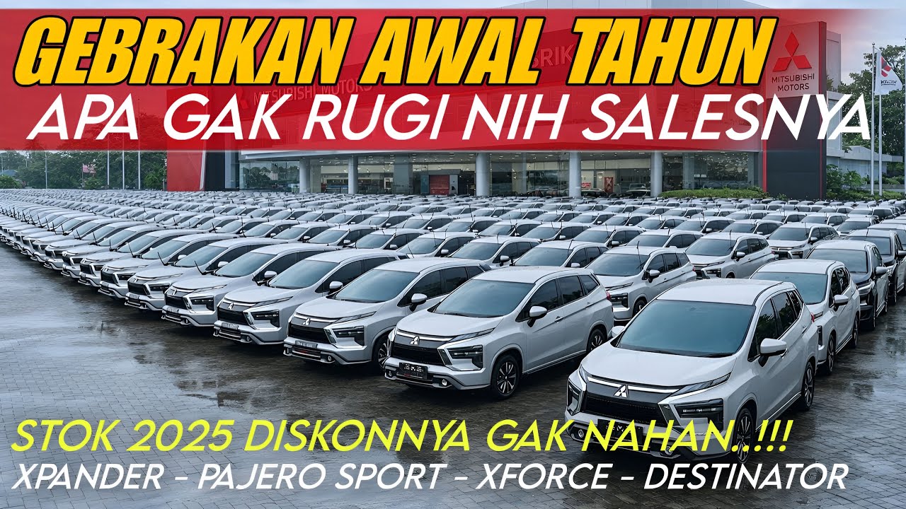 GOKIL ABIS..‼️ Gebrakan Awal Tahun Promo Mitsubishi Stok 2025 Di Mitsubishi Srikandi Margonda Depok