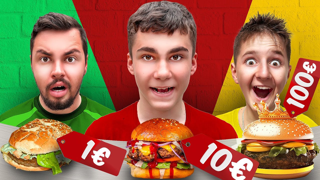 1€ HAMBURGER VS 100€ HAMBURGER