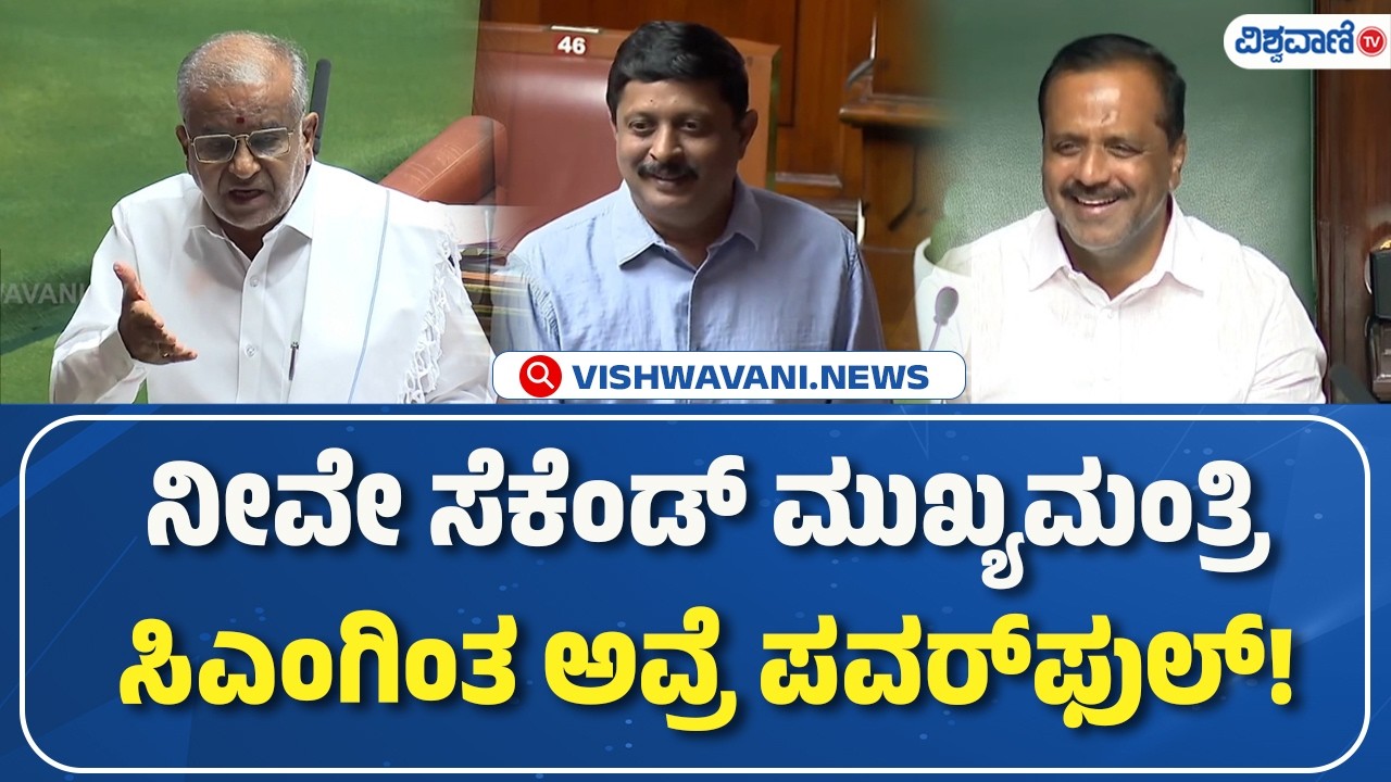 GT Devegowda | ನೀವೇ ಸೆಕೆಂಡ್‌ ಮುಖ್ಯಮಂತ್ರಿ ಸಿಎಂಗಿಂತ ಅವ್ರೆ ಪವರ್‌ಫುಲ್‌! |  Vishwavani TV