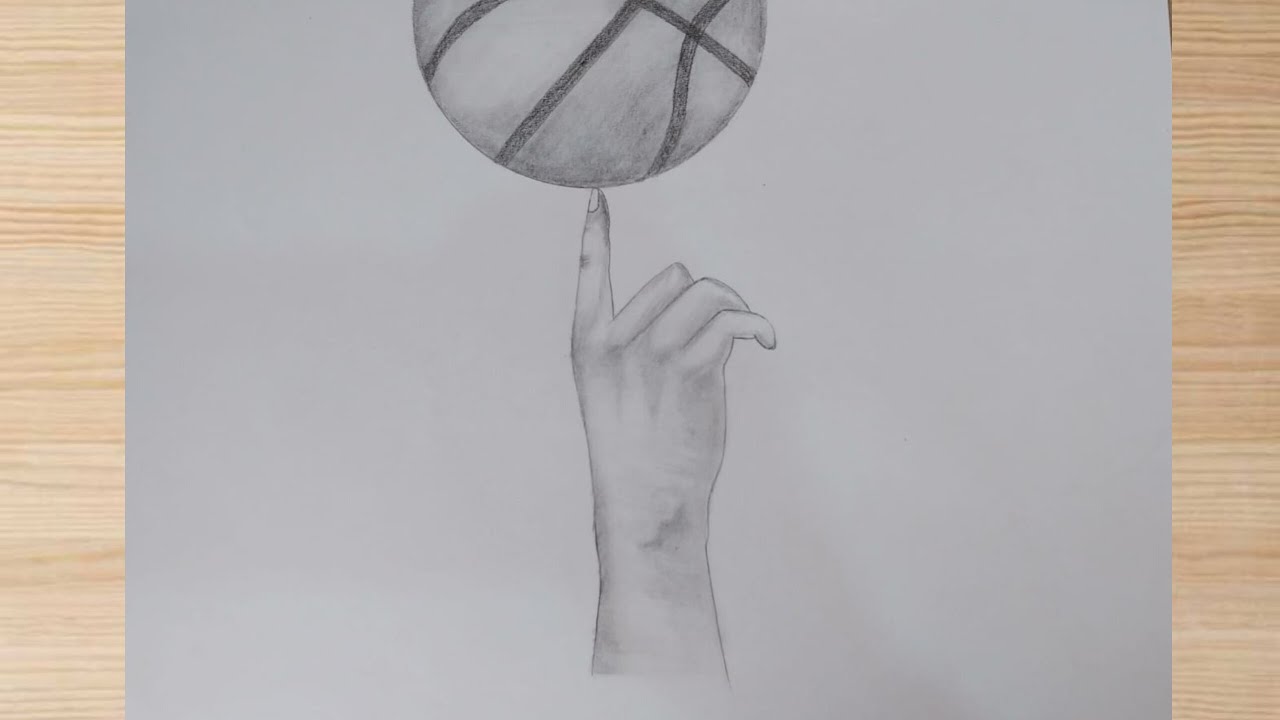 Basketball drawing/ how to draw a hand /Sports drawing #drawing #pencildrawing #sketch