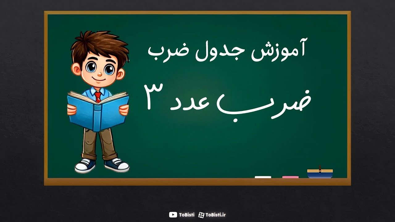 آموزش جدول ضرب عدد 3 - ریاضی سوم ابتدایی | تو بیستی