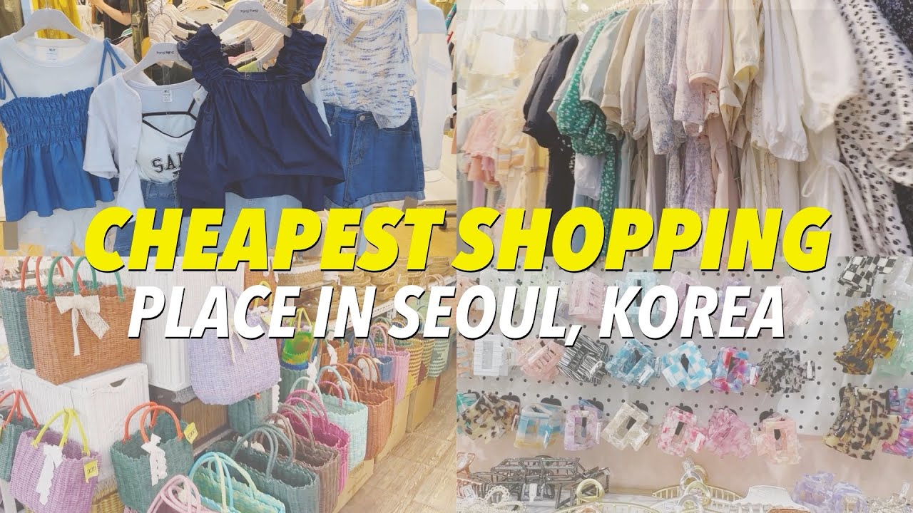 Шопинг в Корее 🇰🇷 видеоблог о летней моде и аксессуарах в подземном торговом центре gotomall