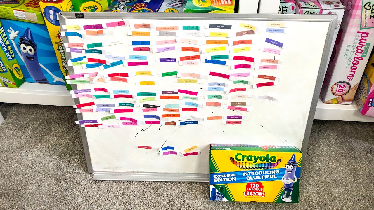 2021 Crayola 120 Crayon Color Tournament