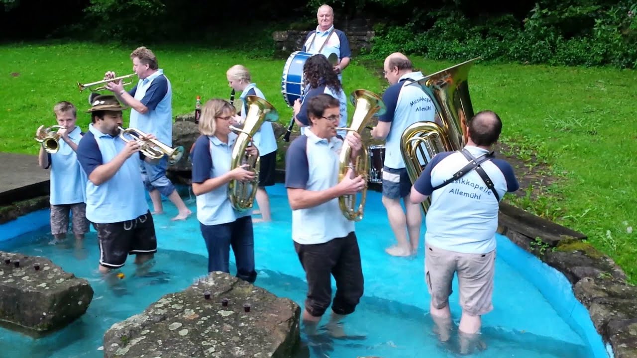 Cold Water Challenge 2014 Musikkapelle 