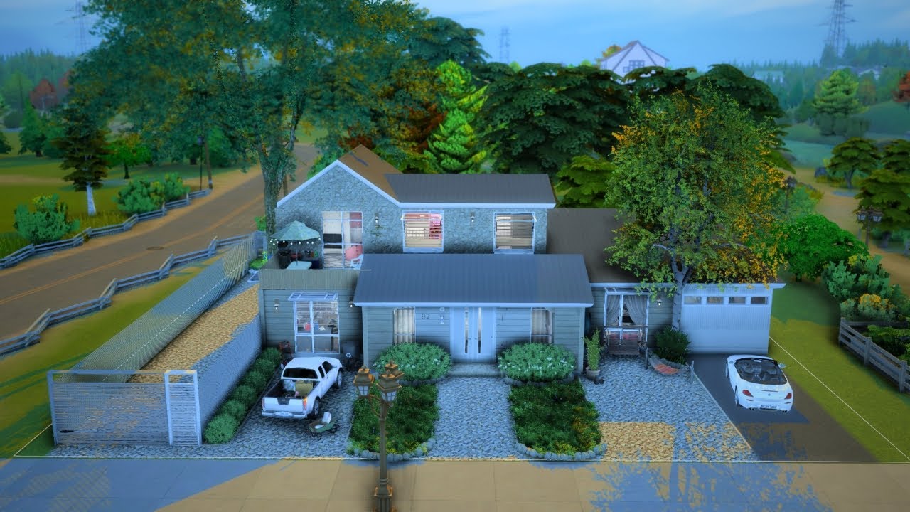 SINGLE DAD W 3 DAUGHTERS HOUSE DOWNLOAD | + CC LINKS | FURNITURE + CLUTTER FOLDER  | THE SIMS 4