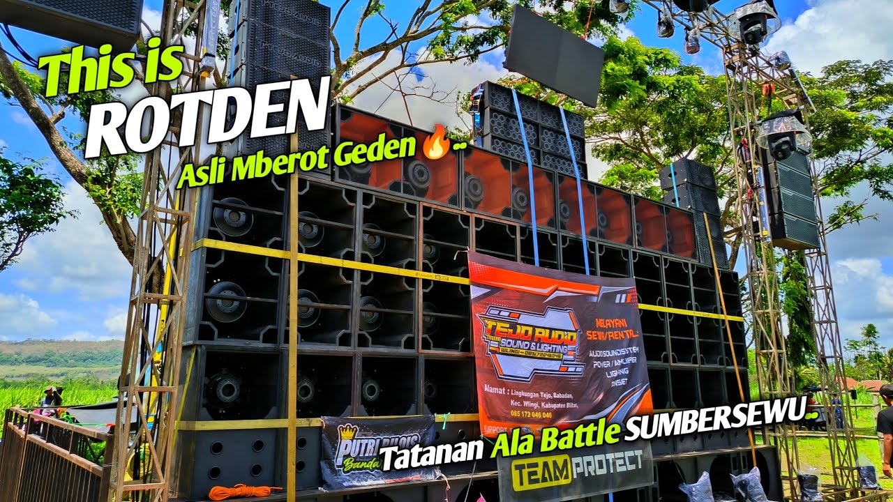 TEJO AUDIO BLITAR sekalinya job di malang langsung 24 subwoofer