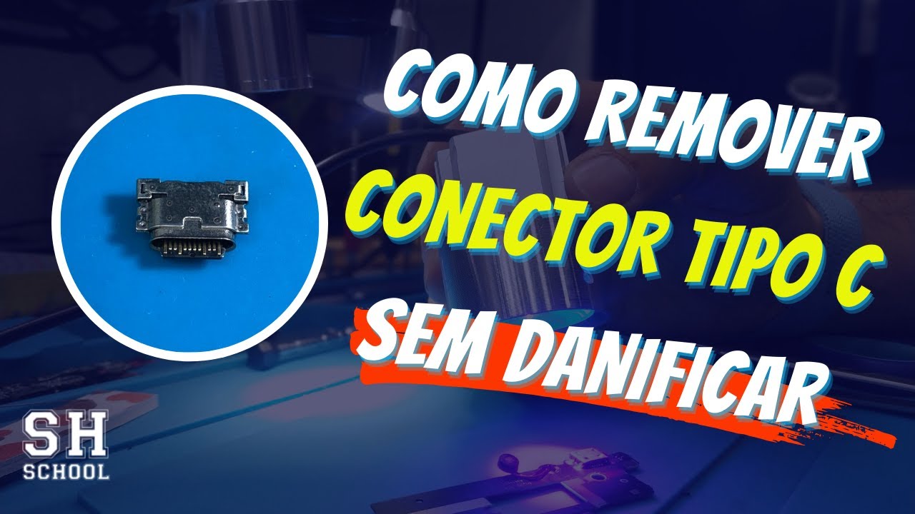 COMO REAPROVEITAR UM CONECTOR TIPO C - REMOVENDO SEM DANIFICAR
